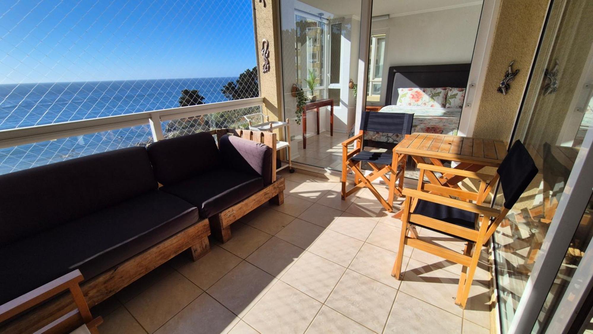 Depto Vista Mar 3d2b, Pinares Canelillo Algarrobo