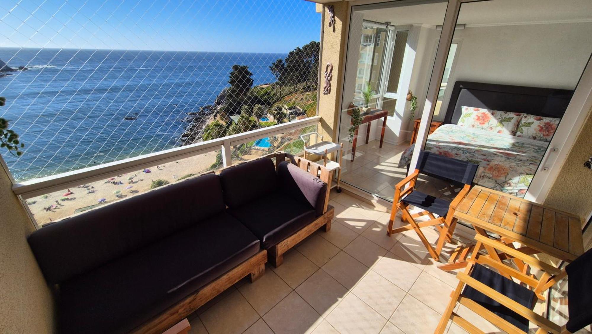 Apartamento Depto Vista Mar 3d2b, Pinares Canelillo *